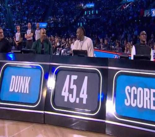 扣篮大赛预赛首轮：杰斯理查德森得到45.4分