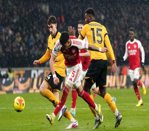 客战狼队破门，因卡皮耶攻入阿森纳生涯首球