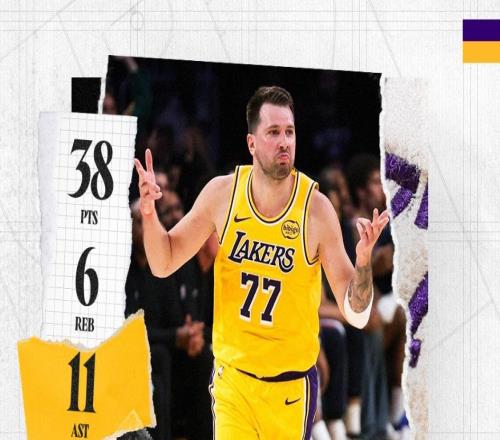 关键时刻16胜3负联盟封王！东契奇38+11+8三分湖人新王仅存1软肋