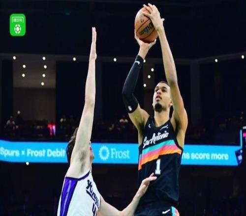 马刺139122送国王16连败，文班亚马28+15+6+4帽，德罗赞20分