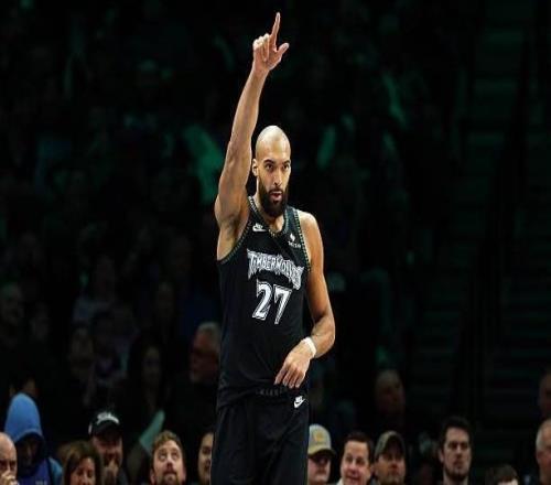 NBA官方：森林狼中锋戈贝尔累计7次恶意犯规，停薪禁赛1场