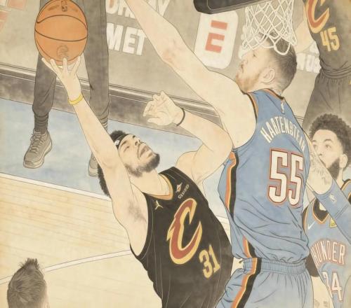 雷霆让了4大主力，骑士照样打不过！2大短板暴露，谈争冠为时尚早