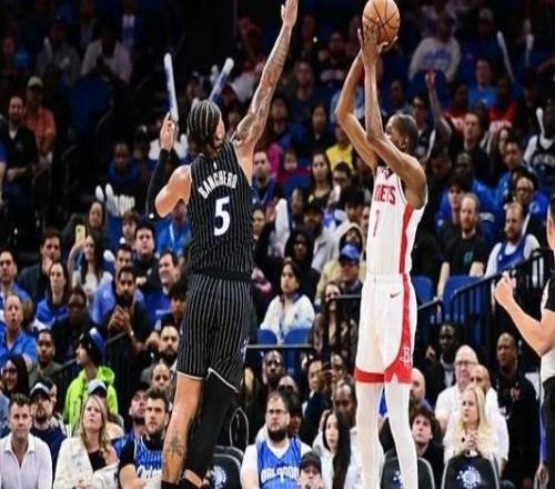 杜兰特40分谢泼德20分4助2断2帽火箭逆转魔术