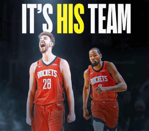 火箭内讧门落幕：杜兰特小号事件主角申京小贾转发KD40分海报