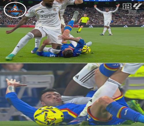 赫塔费中场米利亚：吕迪格的动作是足以被禁赛多场的暴力行为