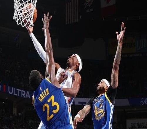 亚历山大27+5+5桑托斯22+11雷霆克勇士取5连胜