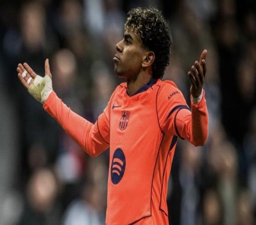 95分50秒，亚马尔刷新巴萨欧冠历史最晚点球进球纪录