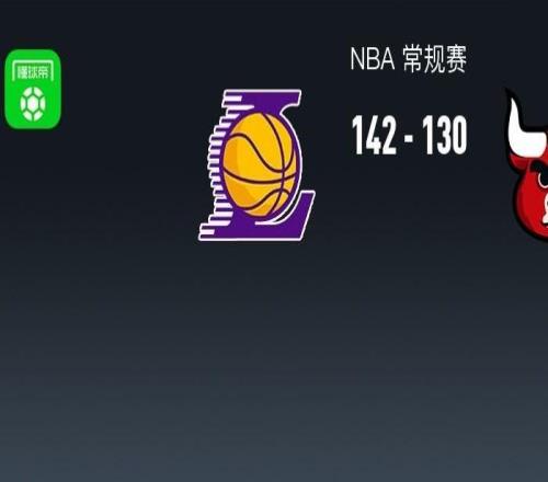 湖人142130公牛，东契奇51+10+9，詹姆斯18+7+7