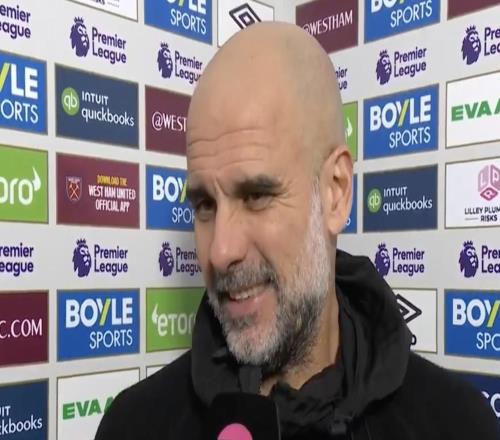 瓜帅：英超争冠还没结束除了客战枪手曼联，我们都表现更好