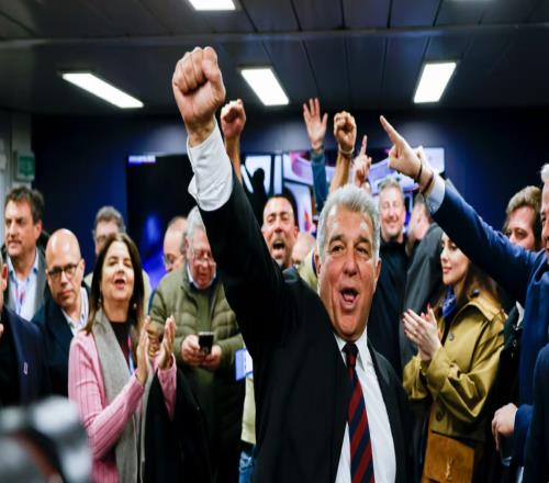 拉波尔塔历史性连任：得票率创新高，掌舵巴萨至2031年