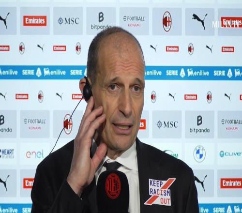 阿莱格里：实际上在上半场20分钟后，我们就已经变成433了