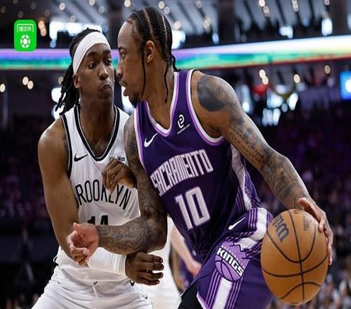 国王126122险胜篮网，蒙克32分，雷诺22+10，萨拉夫22分