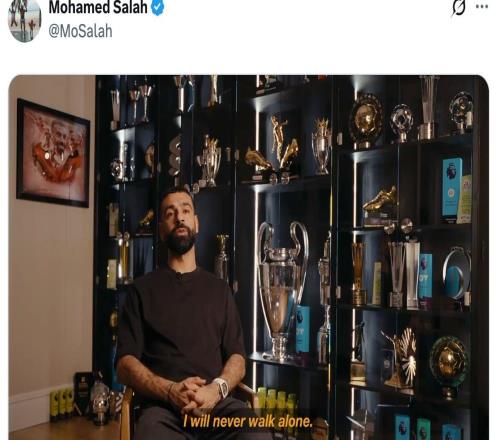 英超利物浦队球星萨拉赫宣布将在本赛季结束后离队