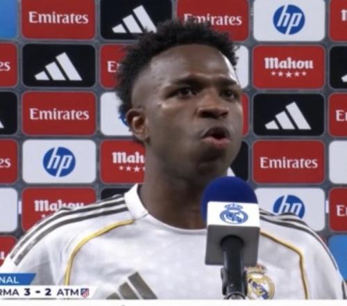 维尼修斯透露弗洛伦蒂诺希望我再度进球，而我成功实现了这一愿望_西甲直播