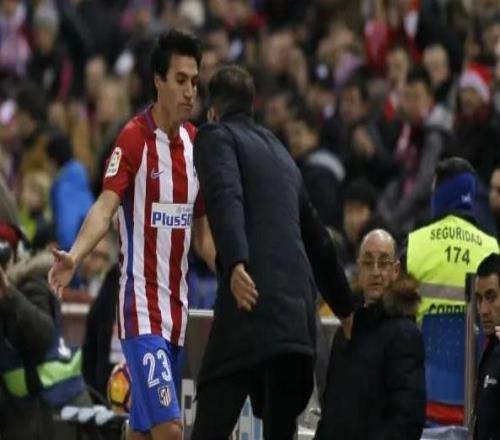 盖坦：在马竞我一直都在尽力，也说不上到底哪里出了什么问题