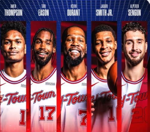 火箭变阵收奇效：6人上双+5人15+杜兰特引五高首发复仇尼克斯