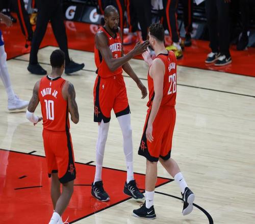 6人砍109分，火箭队集体暴走！谢波德20+8兑现天赋西部第4还有戏