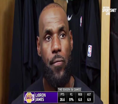 詹姆斯：东契奇受伤我可能要适应新角色唯一确定是不用打附加赛