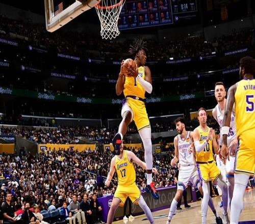 个人能力相当不错!湖人侧翼新秀身上还有不小的潜力可以挖掘