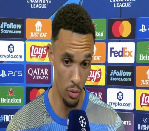 阿诺德:这只是半场,我们的目标是赢得欧冠冠军