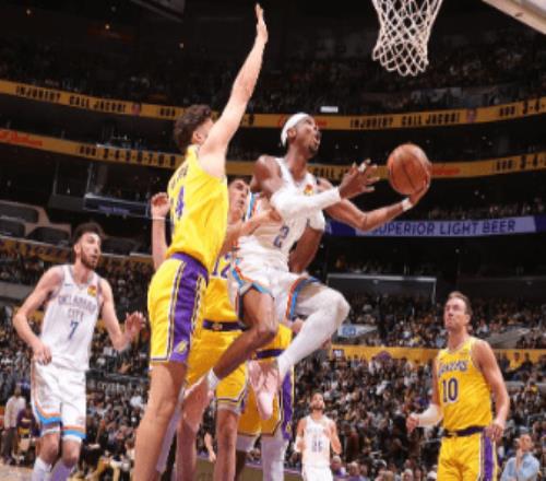 36分大胜！雷霆送残阵湖人三连败亚历山大25+8