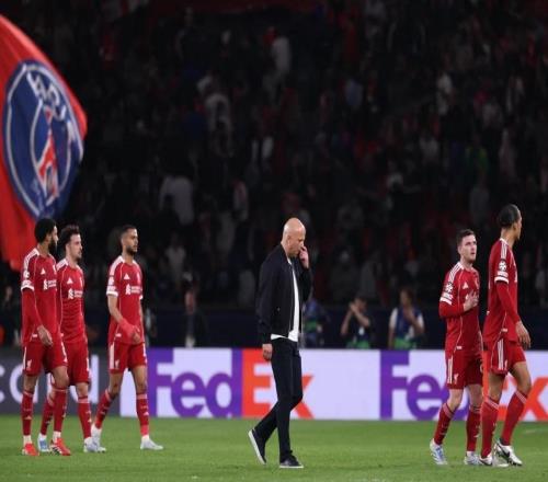 5后卫难阻完败！利物浦客场遭大巴黎蹂躏斯洛特没有蹲坑的资本