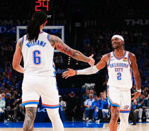 亚历山大20+11,小卡刷爆纪录难救主,雷霆沉船宣战10连胜掘金