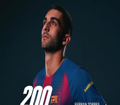 替补上阵，费兰迎来巴萨生涯第200场正式比赛