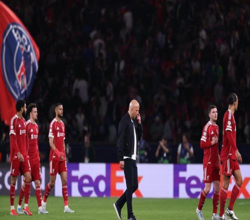 利物浦客负巴黎预期进球值仅0.17，为斯洛特治下最低